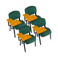 Meta Furniture Fabric Stacking Chair With Tablet Desk