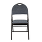 Meta Furniture Heavy Duty Folding Chair with Padded Seat & Backrest