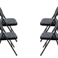 Meta Furniture Heavy Duty Folding Chair with Padded Seat & Backrest