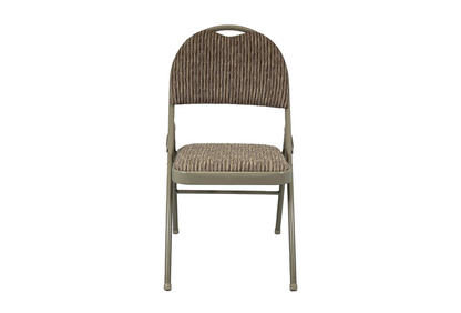 Meta Furniture Heavy Duty Folding Chair with Padded Seat & Backrest