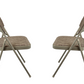 Meta Furniture Heavy Duty Folding Chair with Padded Seat & Backrest