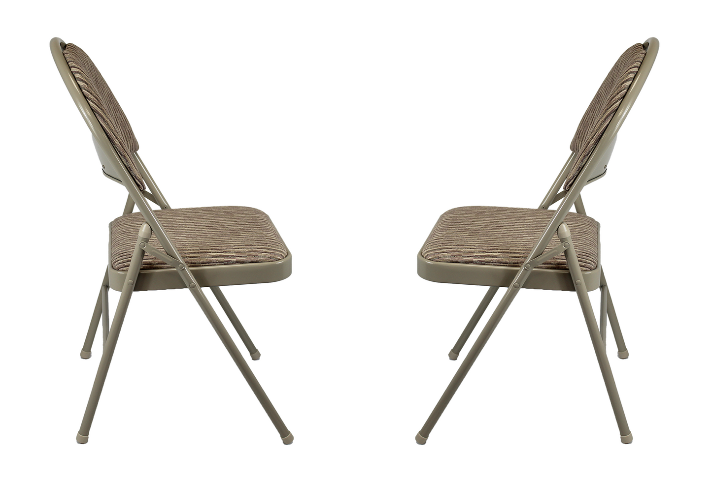 Meta Furniture Heavy Duty Folding Chair with Padded Seat & Backrest