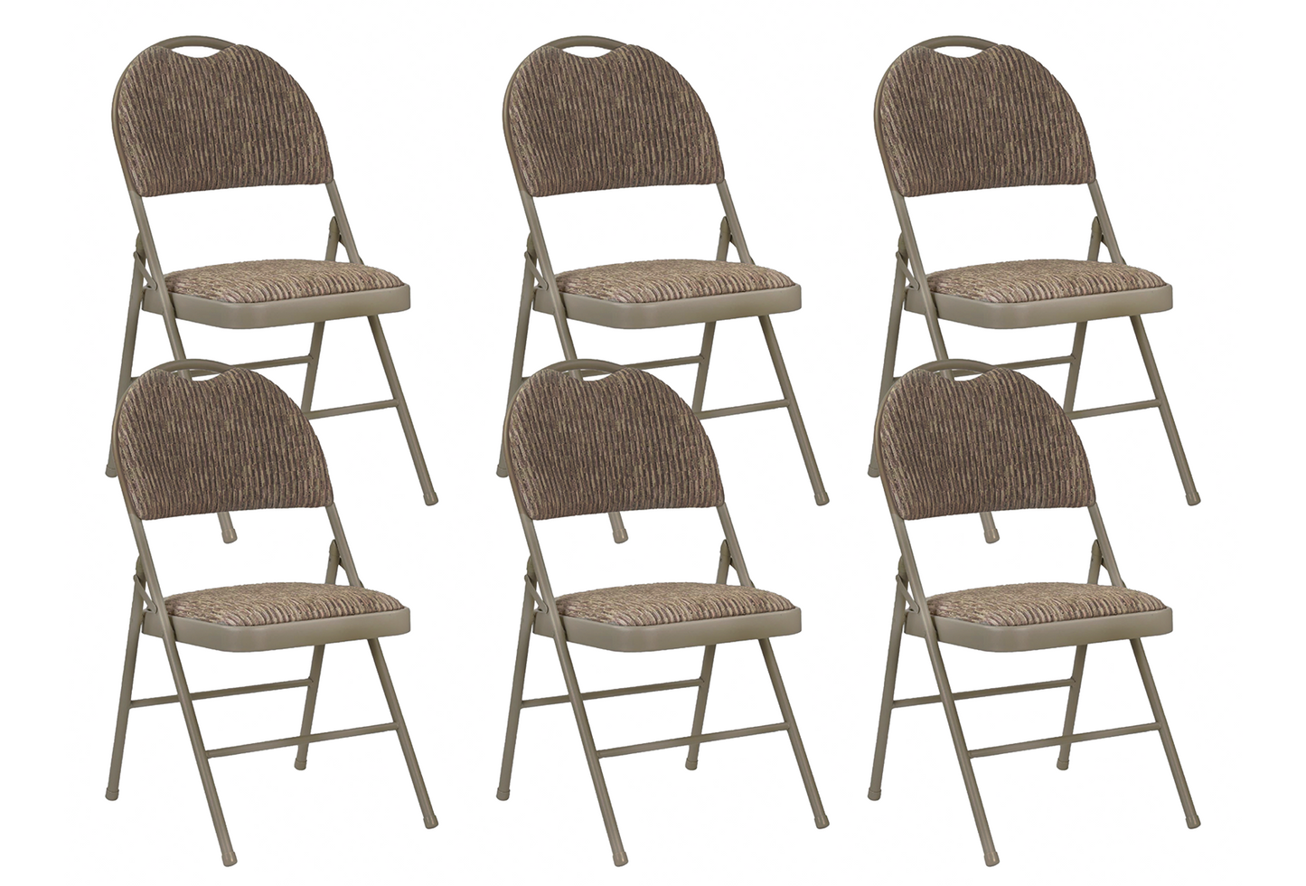 Meta Furniture Heavy Duty Folding Chair with Padded Seat & Backrest