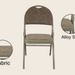 Meta Furniture Heavy Duty Folding Chair with Padded Seat & Backrest