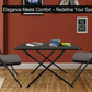Meta Furniture Heavy Duty Folding Chair with Padded Seat & Backrest