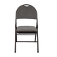 Meta Furniture Heavy Duty Folding Chair with Padded Seat & Backrest