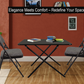 Meta Furniture Heavy Duty Folding Chair with Padded Seat & Backrest