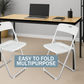 Plastic Folding Chair | whitein