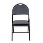 Meta Furniture Heavy Duty Folding Chair with Padded Seat & Backrest