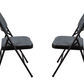 Meta Furniture Heavy Duty Folding Chair with Padded Seat & Backrest