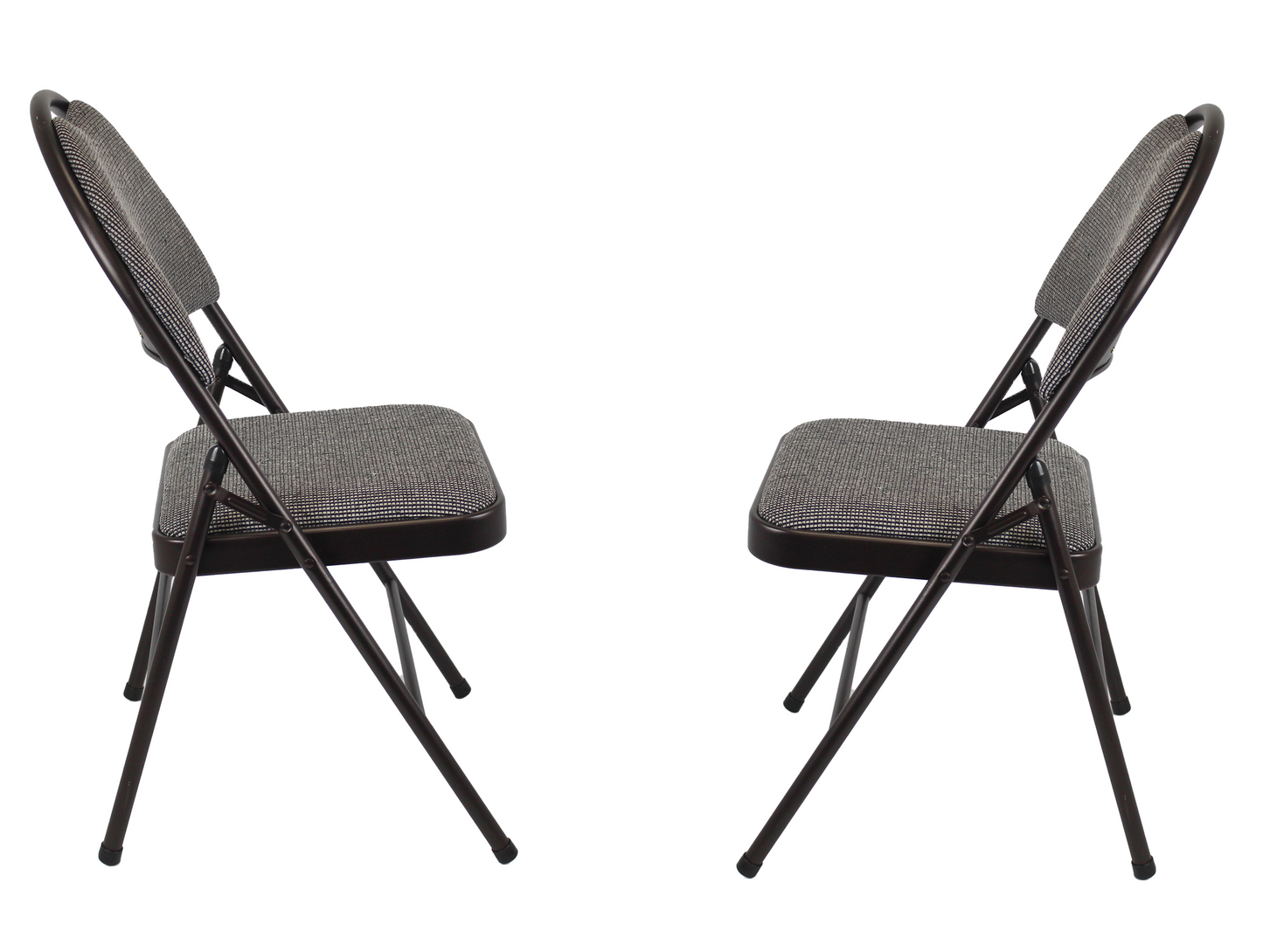 Meta Furniture Heavy Duty Folding Chair with Padded Seat & Backrest