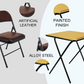 Meta Furniture Leather Folding Chair and Exam Table Set