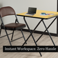 Meta Furniture Leather Folding Chair and Exam Table Set