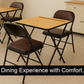 Meta Furniture Leather Folding Chair and Exam Table Set