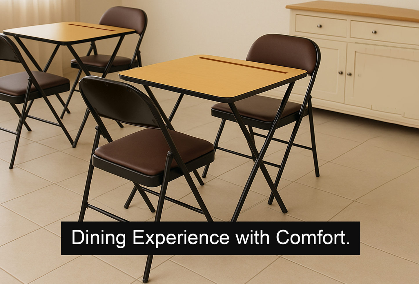 Meta Furniture Leather Folding Chair and Exam Table Set