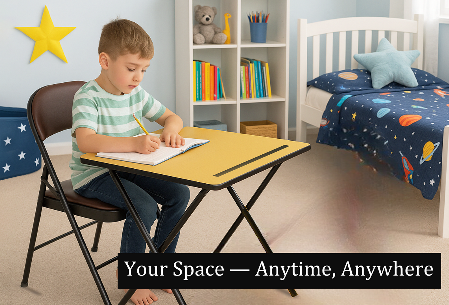 Meta Furniture Leather Folding Chair and Exam Table Set
