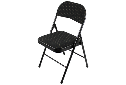 Meta Furniture Fabric Folding Chair with Comfort Cushion